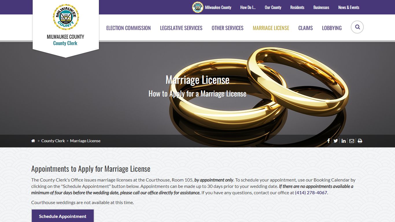 Marriage License - County of Milwaukee | Milwaukee ...